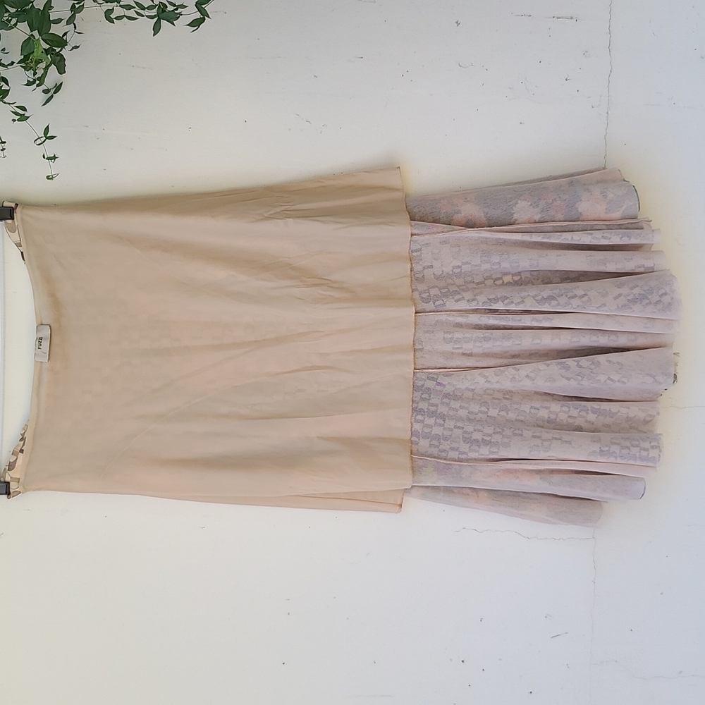 FUZZI JEAN PAUL GAULTIER Ruched Mermaid Skirt S Convertible Strapless Dress Y2K - Picture 14 of 16
